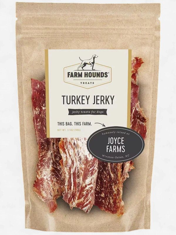Farm Hounds Turkey Jerky Dog Treats 3.5 Oz