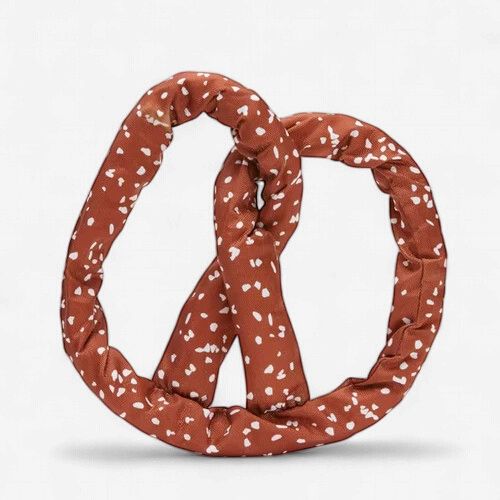 BARK Paula's Park Slope Pretzel Plush Dog Toy Medium
