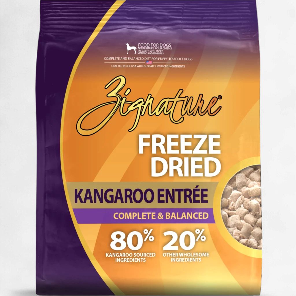 Zignature Freeze-Dried Kangaroo Entrée Dog Food 4 oz