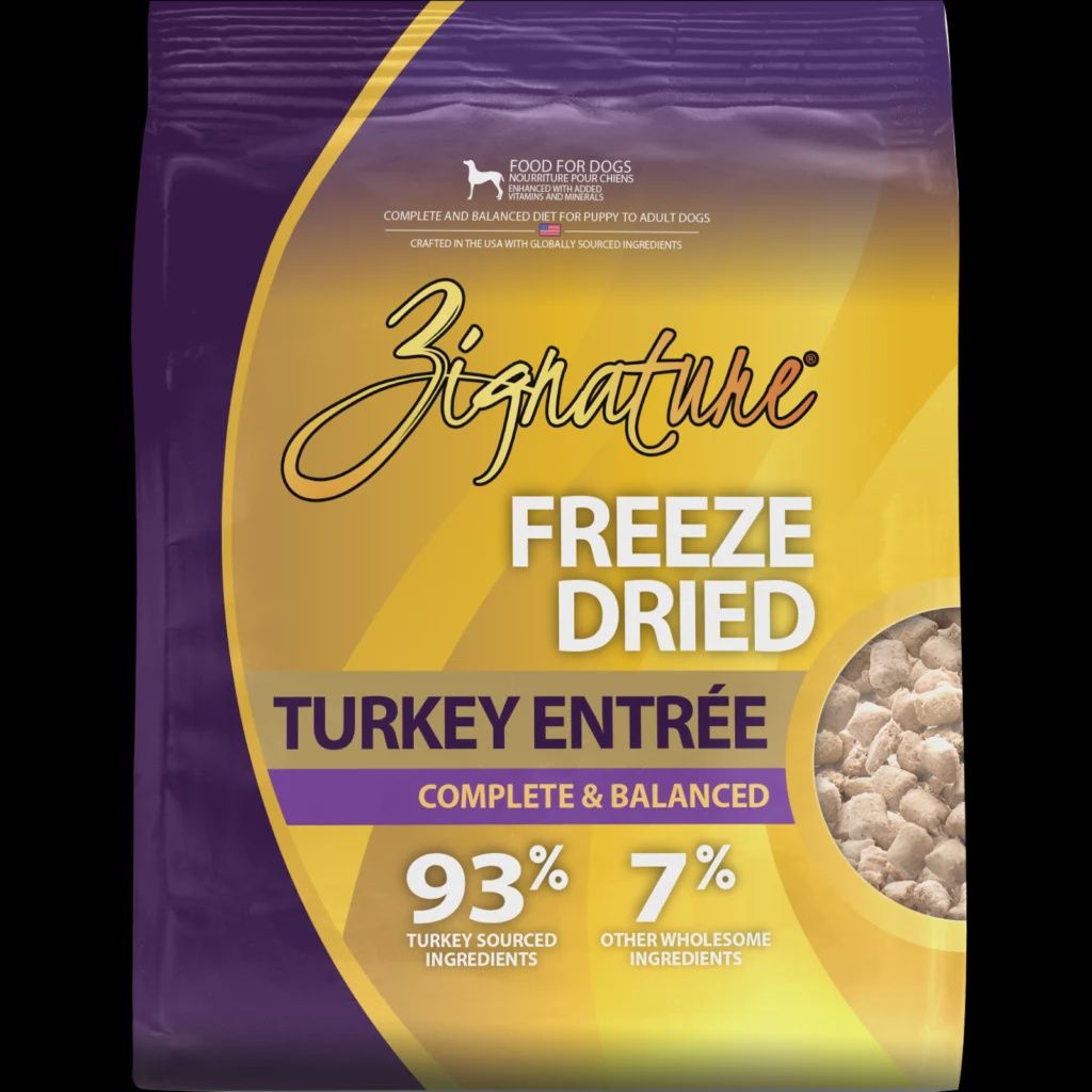 Zignature Freeze-Dried Turkey Entrée Dog Food 25 oz