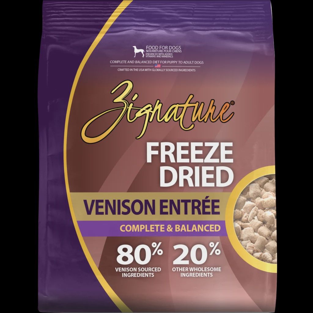 Zignature Freeze-Dried Venison Entrée Dog Food 12.5 oz