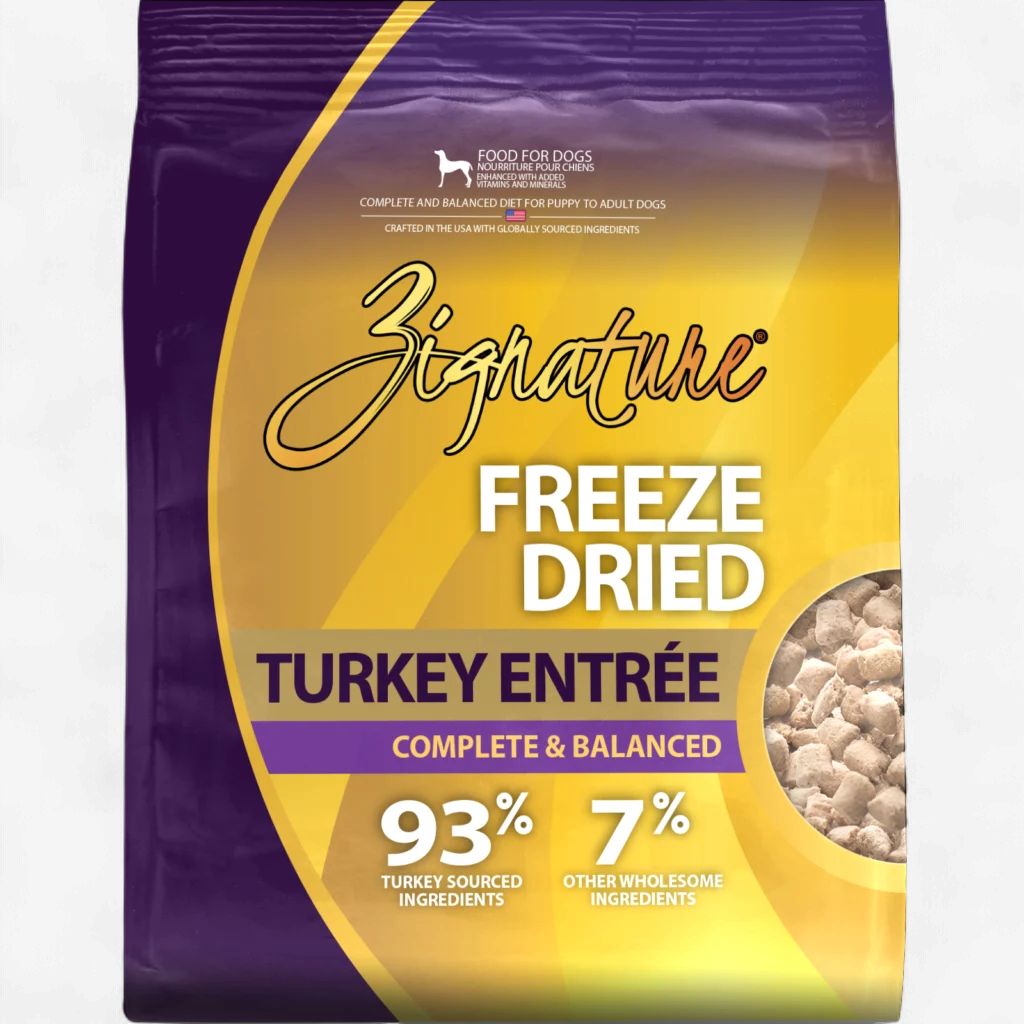 Zignature Freeze-Dried Turkey Entrée Dog Food 12.5 oz