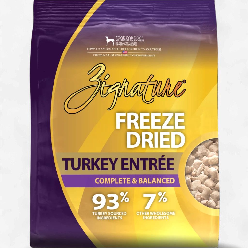Zignature Freeze-Dried Turkey Entrée Dog Food 4 oz
