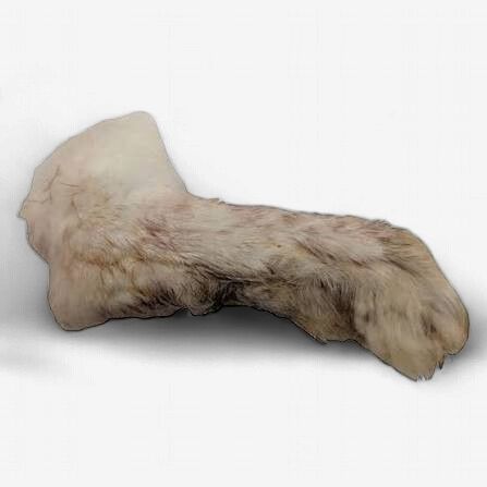 Furever Fierce Dehydrated Rabbit Feet Dog Chew