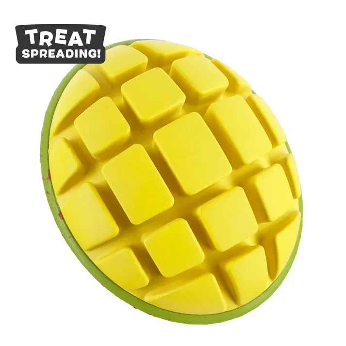Go Mango Durable Rubber Enrichment Dog Toy Large