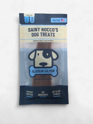 Saint Rocco's Slow-Baked Jerky Dog Treats Alaskan Salmon 1 oz