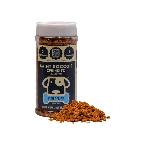 Saint Rocco's Sprinkles Fish Dog Food Topper 6 oz