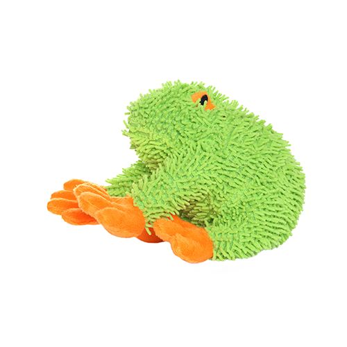 Mighty Microfiber Micro Frog Durable Plush Dog Toy Medium-Large