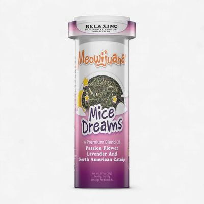 Meowijuana Mice Dreams Catnip, Passion Flower &amp; Lavender Blend for Cats 26 g