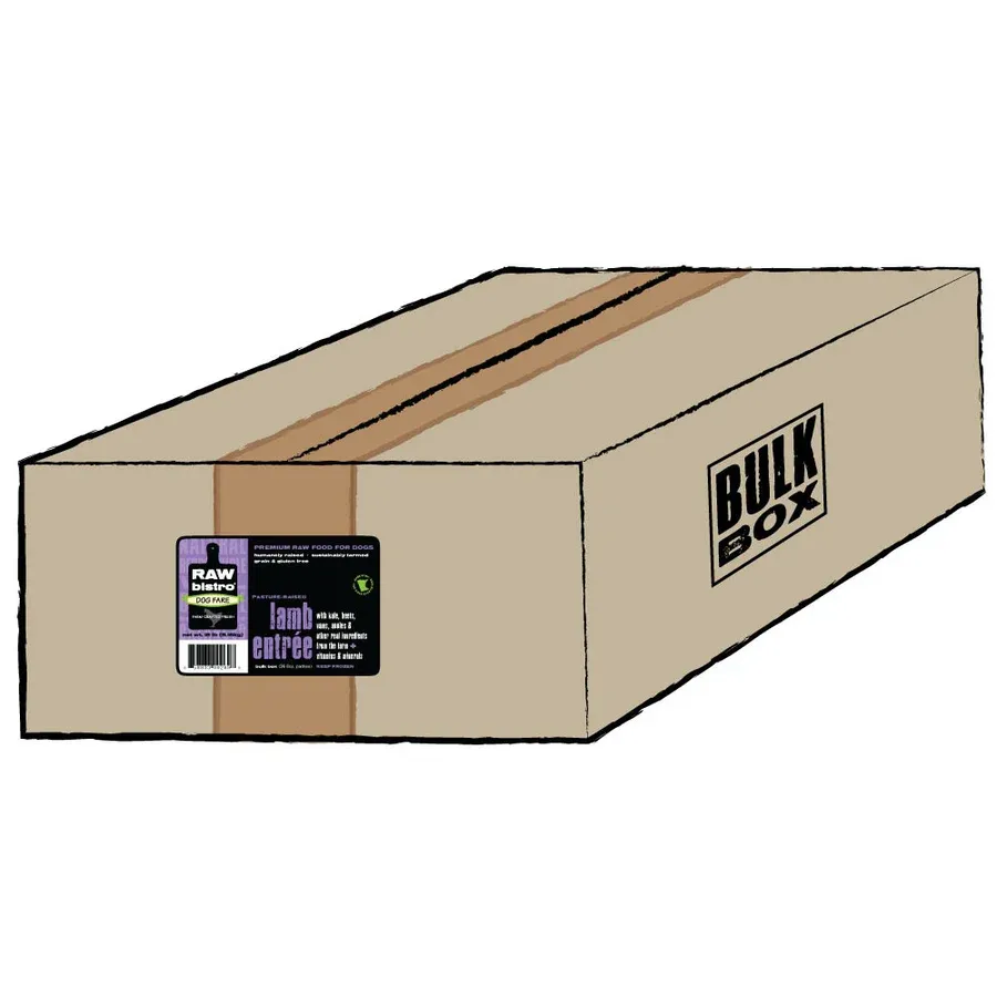 Raw Bistro Lamb Entrée Frozen Raw Dog Food 18 lb