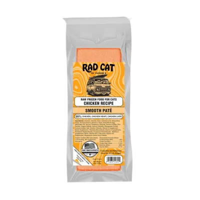 Rad Cat by Tucker's Chicken Smooth Pâté Frozen Raw Cat Food 6 oz