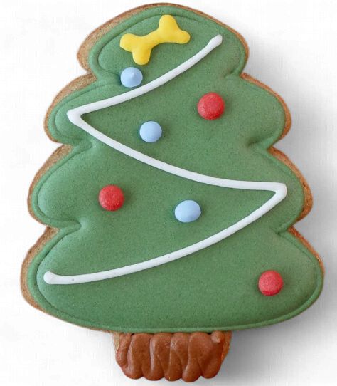 Pawstock Christmas Tree Cookie Dog Treat