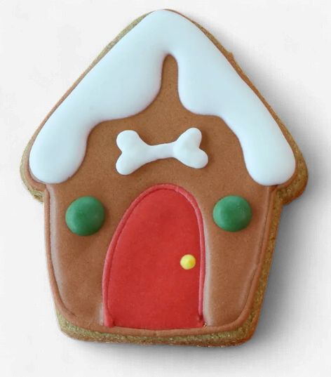 Pawstock Gingerbread House Cookie Dog Treat