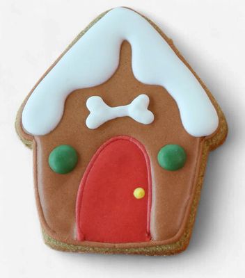Pawstock Gingerbread House Cookie Dog Treat