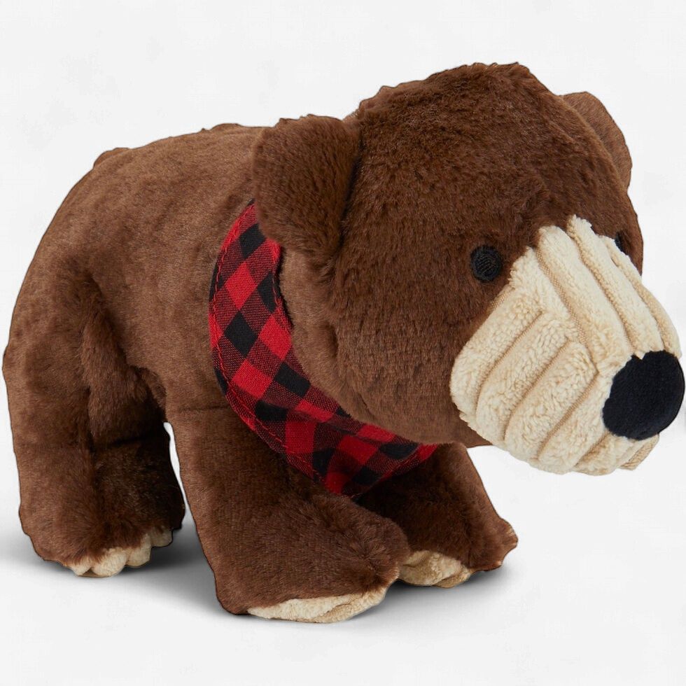 Tall Tails Holiday Plush Bear Dog Toy 11"