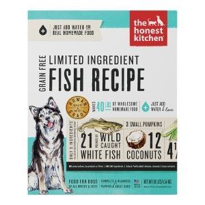 The Honest Kitchen Wholemade Limited Ingredient Fish Dehydrated Dog Food 10 lb