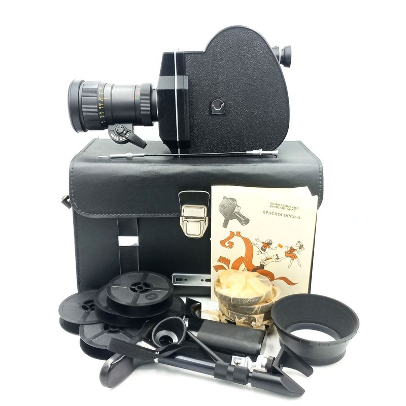 Krasnogorsk-3 16mm Soviet Cine Camera (8-48 fps)