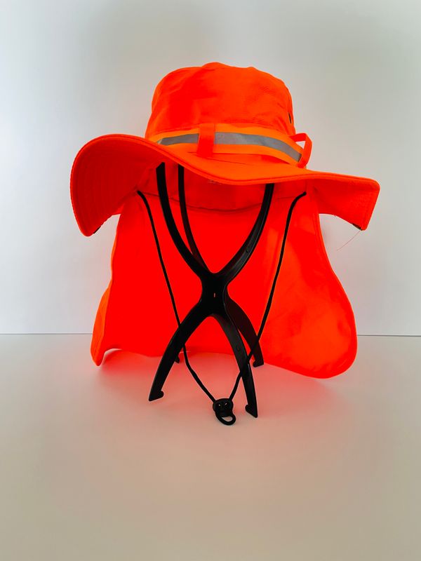 Hi Visible Bucket Hat w draw string