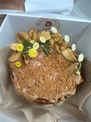 Basque Banana Cheesecake