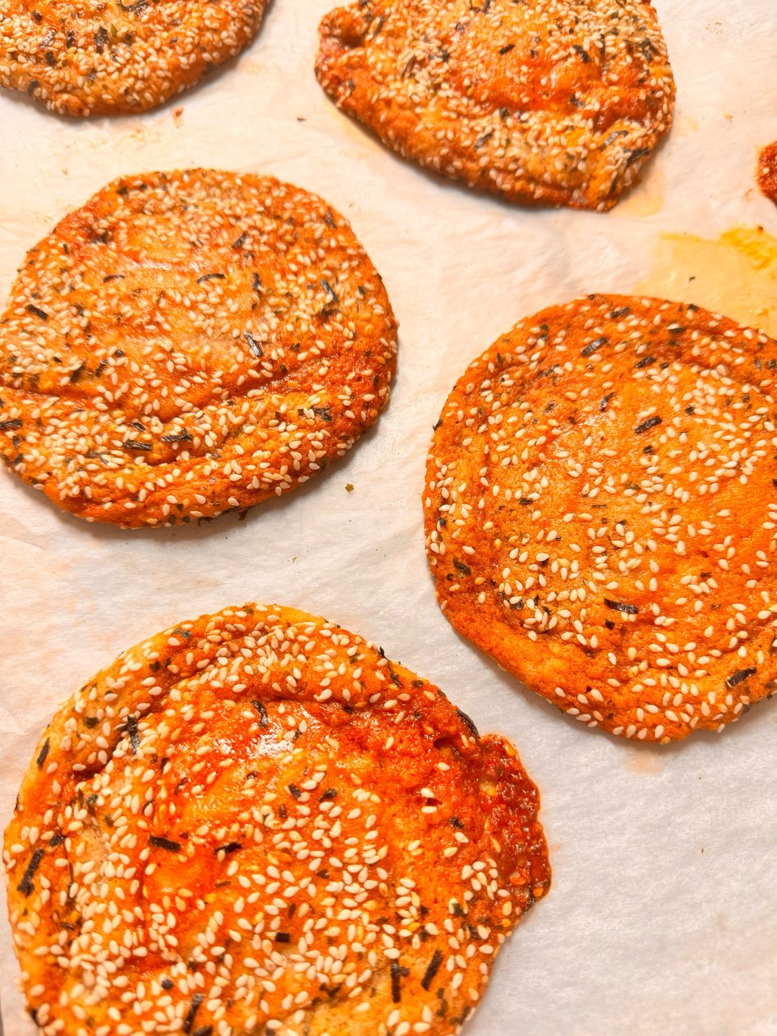 6 Gochujang Furikake Sesame Cookie