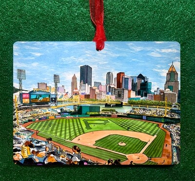 Pittsburgh, PA - Ornament - PNC Park - #lew