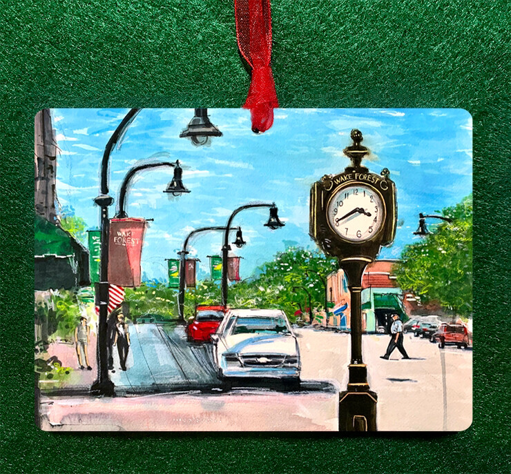 Wake Forest, NC - Ornament - Hey Wake Forest - #lew