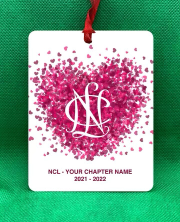 NCL - Ornament - National Charity League Heart Logo Chapter