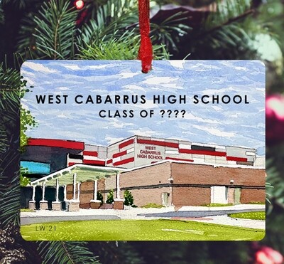 Concord, NC - Ornament - West Cabarrus High School - #lew