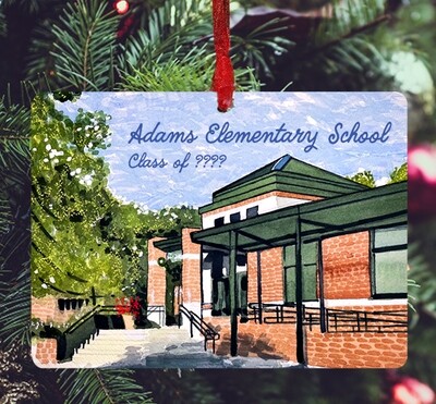 Cary, NC - Ornament - Adams Elementary School - #lew