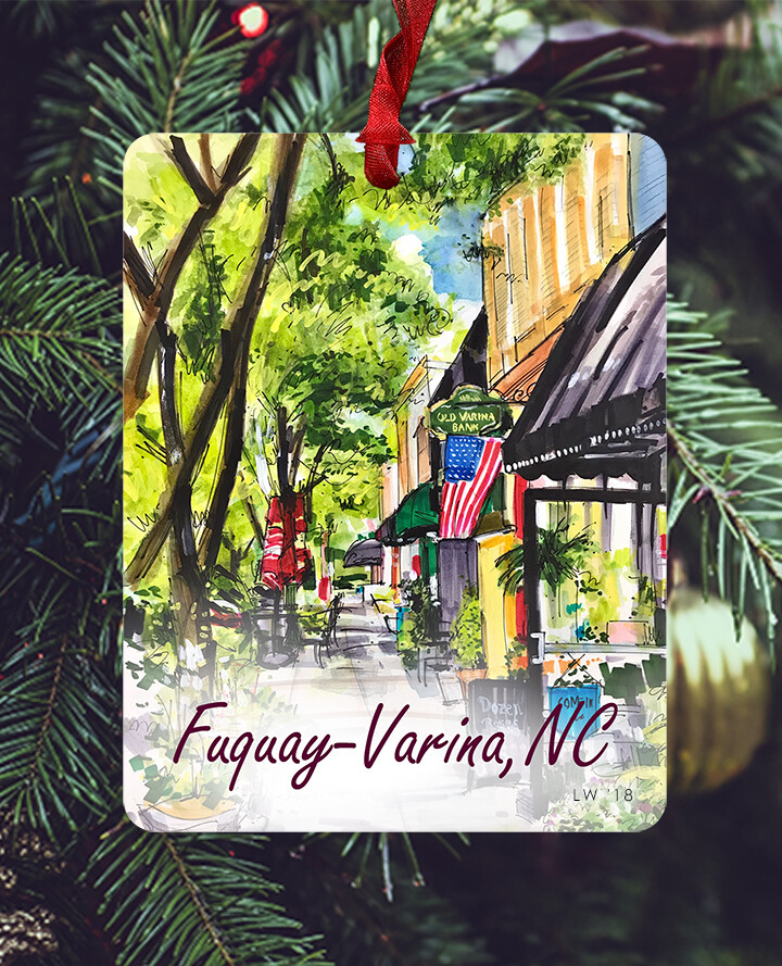 Fuquay-Varina, NC - Ornament - Fuquay-Varina - Main Street - #lew