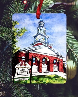 Apex, NC - Ornament - Apex Baptist Church - #lew