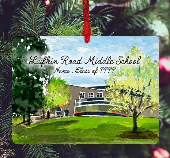 Apex, NC - Ornament - Lufkin Middle School - #lew