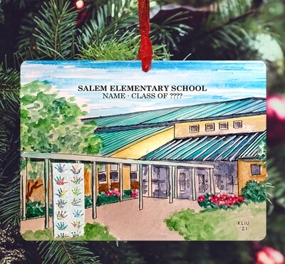 Apex, NC - Ornament - Salem Elementary School - #katie - #salemelem