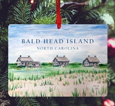 Bald Head Island, NC - Ornament - Captain Charlie’s - #katie