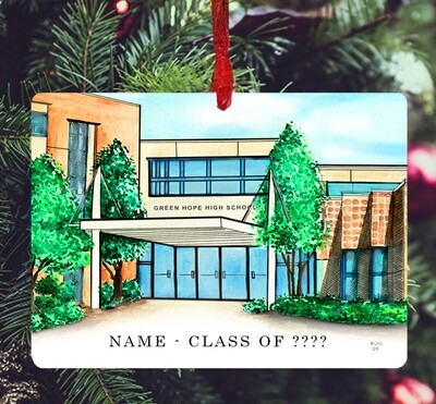 Cary, NC - Ornament - Green Hope High School - Ornament - #katie