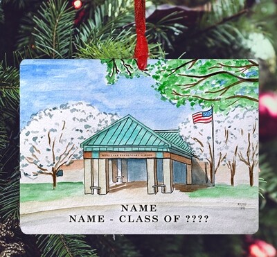 Apex, NC - Ornament - West Lake Elementary School - #katie
