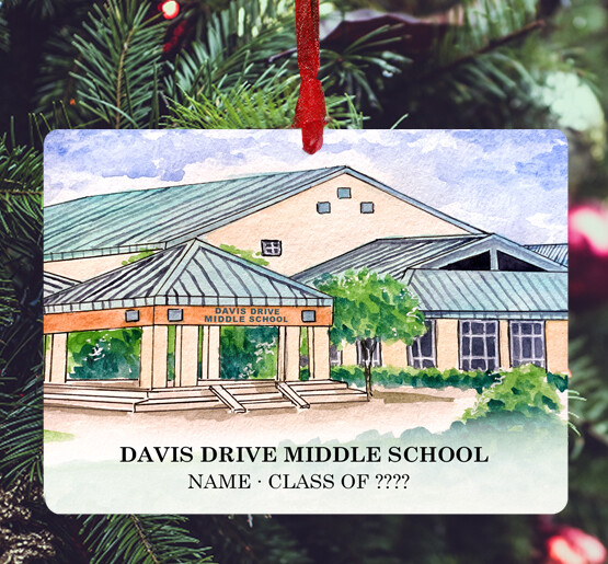 Cary, NC - Ornament - Davis Drive Middle School - #katie