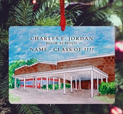 Durham, NC - Ornament - Jordan High School - #katie