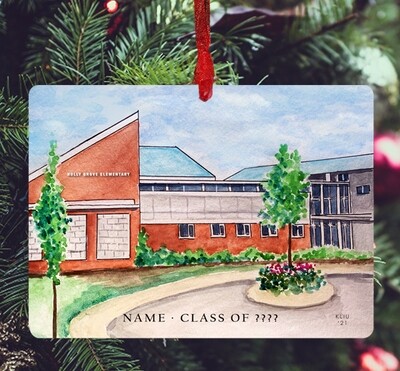 Holly Springs, NC - Ornament - Holly Grove Elementary School - #katie