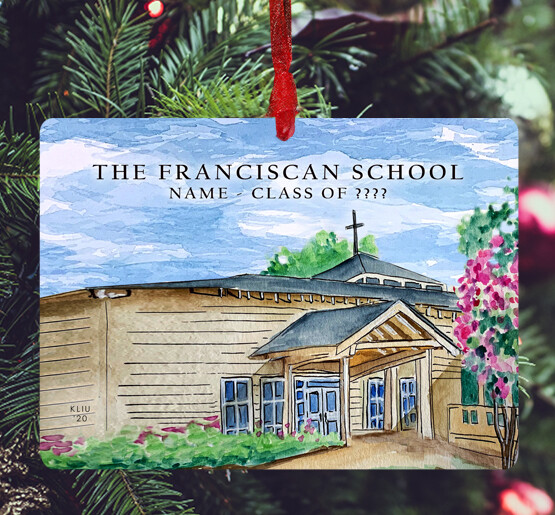 Raleigh, NC - Ornament - The Franciscan School - #katie
