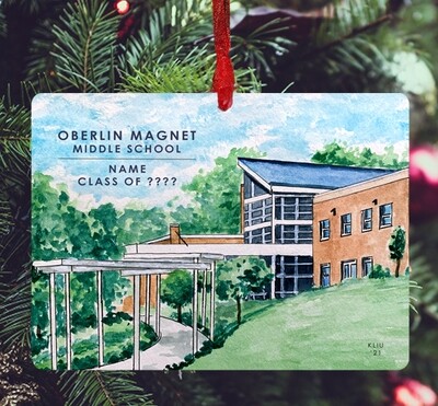 Raleigh, NC - Ornament - Oberlin Magnet Middle School - #katie