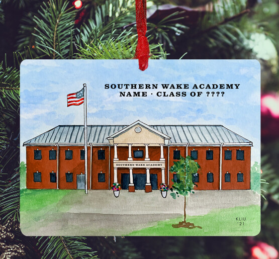 Holly Springs, NC - Ornament - Southern Wake Academy - #katie