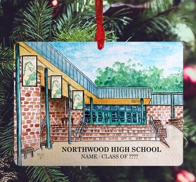 Pittsboro, NC - Ornament - Northwood High School - #katie