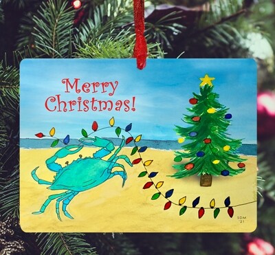 Blue Crab - Ornament - #stephanie