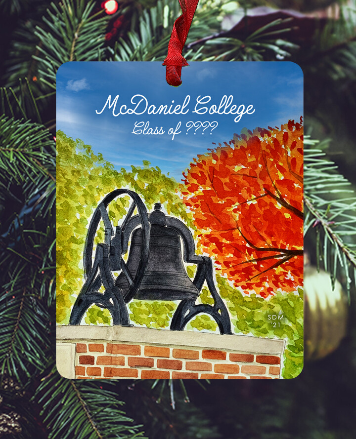 Westminster, MD - Ornament - McDaniel College - Old Main Bell - #stephanie