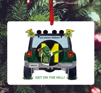 Westminster, MD - Ornament - McDaniel College - McDaniel Green Terror - #mcdaniel - #stephanie