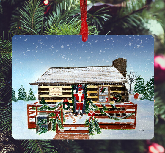 Westminster, MD - Ornament - Santa at Carroll County Farm Museum - #stephanie
