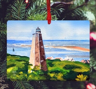 Bald Head Island, NC - Ornament - Old Baldy - #2 - #solveig