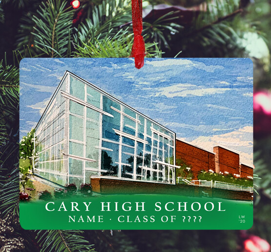 Cary , NC - Ornament - Cary High School - #lew