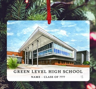 Cary, NC - Ornament - Green Level High School - Ornament - #lew